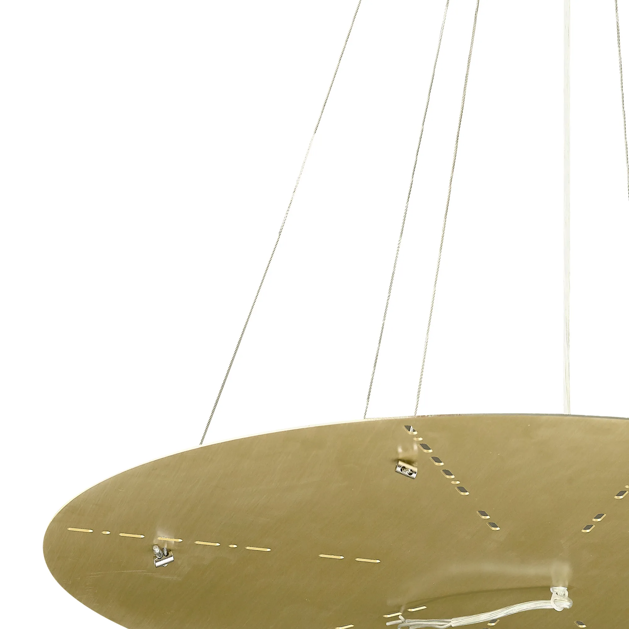Lowan 790mm 3m Suspension Plate (Max Load 40kg) Painted Brushed Gold D0669  Deco Lowan Painted Gold